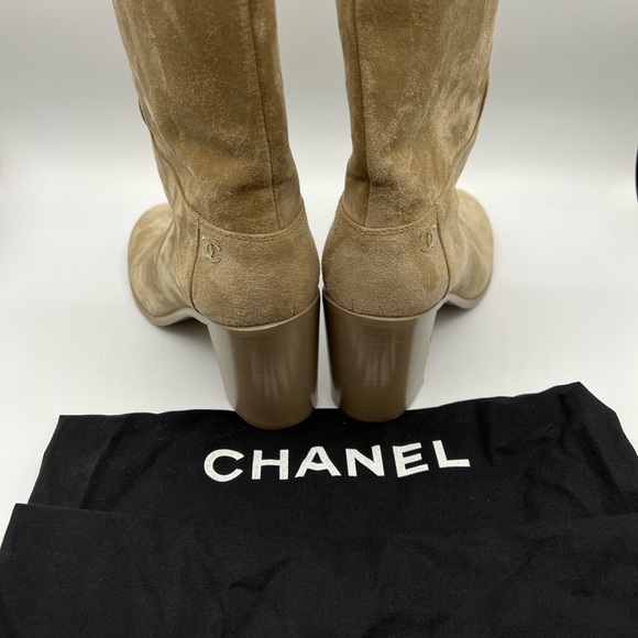 Chanel Suede Ankle Boots - PRICE FIRM - Picture 5 of 8